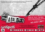 THE ANALOGS + ANTIPATI + SINNERS SINCE BIRTH